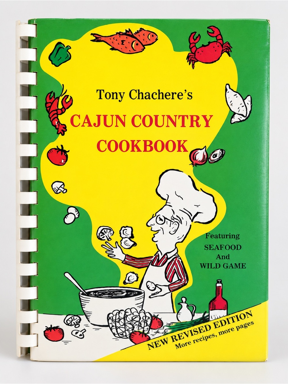 Vintage 1972 Tony Chachere’s Cajun Country Cookbook Revised Edition Louisiana